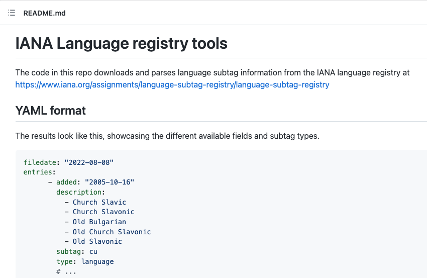 iana_lang_registry_tools README start